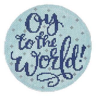 Oy to the World Painted Canvas KCN Designers 
