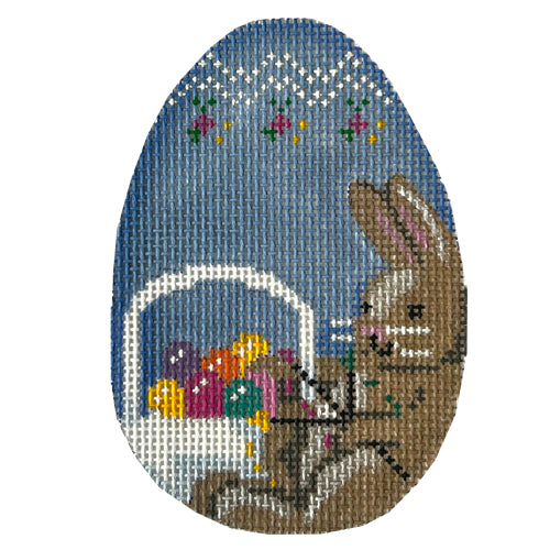 Painter Bunny Egg Painted Canvas Associated Talents 