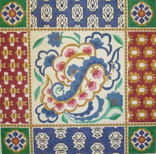Paisley de Provence Painted Canvas Susan Roberts Needlepoint Designs, Inc.  - 1
