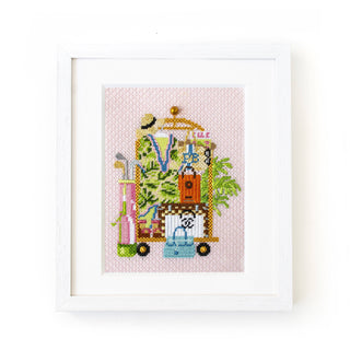 Palm Beach Luggage Cart Kit Kits Needlepoint To Go 
