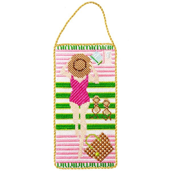 Palm Beach Sunbather Kit Kits Needlepoint To Go 
