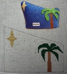 Palm Tree Painted Canvas The Princess & Me  - 1