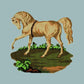 Palomino Horse Needlepoint Kit Kits Elizabeth Bradley Design Pale Blue 
