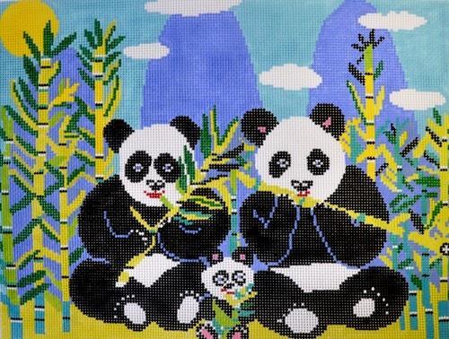 Panda Express Painted Canvas Birds of a Feather  - 1