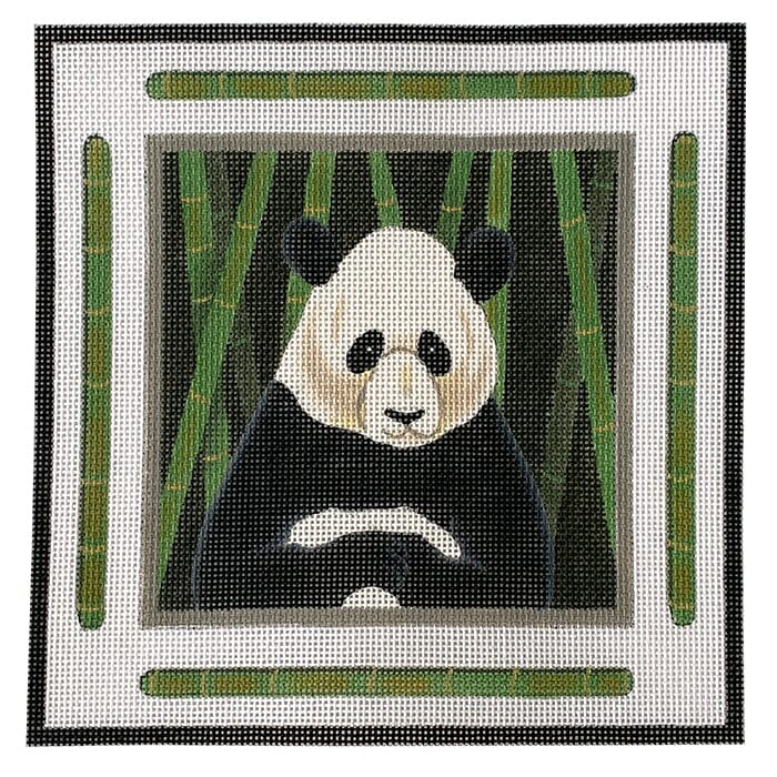 Panda Painted Canvas CBK Needlepoint Collections  - 1