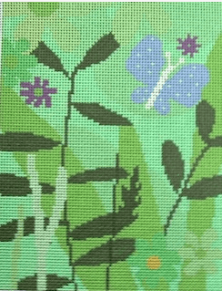 Papillion Painted Canvas Birds of a Feather  - 1