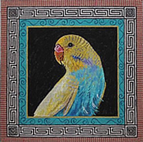 Parakeet Painted Canvas Colors of Praise  - 1