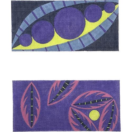 Parcheesi Set with Dice Cups, Dice & Game Pieces Painted Canvas Zecca  - 2