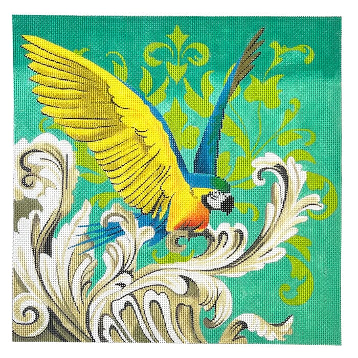 Parrot Painted Canvas Colors of Praise 
