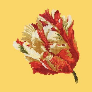 Parrot Tulip Needlepoint Kit Kits Elizabeth Bradley Design Sunflower Yellow 
