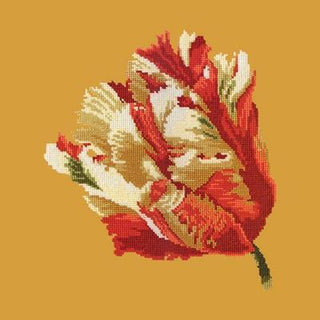 Parrot Tulip Needlepoint Kit Kits Elizabeth Bradley Design Yellow 
