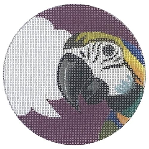 Parrot with Text Bubble Painted Canvas Colors of Praise 
