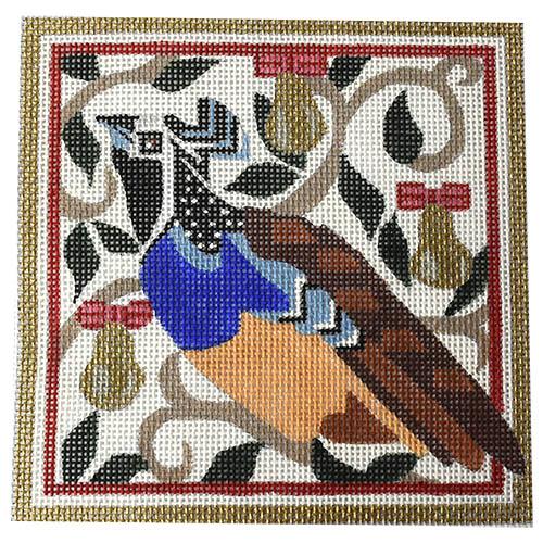 Partridge in a Pear Tree MPD Painted Canvas Melissa Prince Designs 

