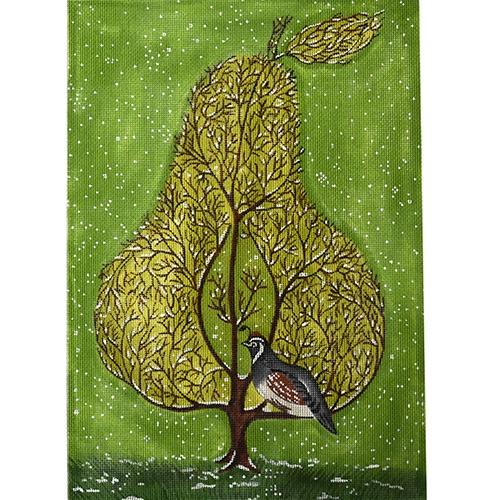 Partridge in a Pear Tree Painted Canvas Love You More 