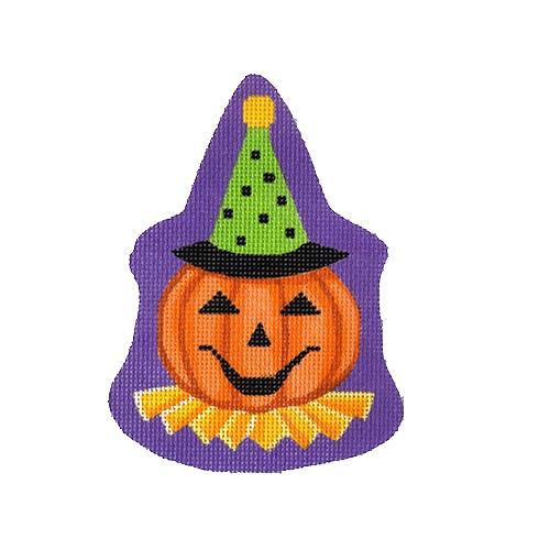 Party Jack-O-Lantern Painted Canvas Pepperberry Designs 