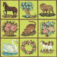 Patchwork Pieces Needlepoint Kit Kits Elizabeth Bradley Design Pale Lime 