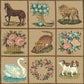 Patchwork Pieces Needlepoint Kit Kits Elizabeth Bradley Design Sand 