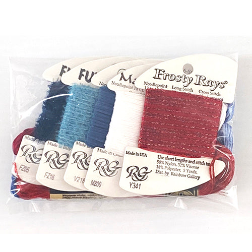 Patriotic Thread Grab Bag Thread Needlepoint.Com 