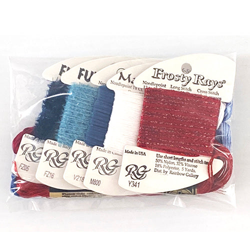 Patriotic Thread Grab Bag Thread Needlepoint.Com  - 1