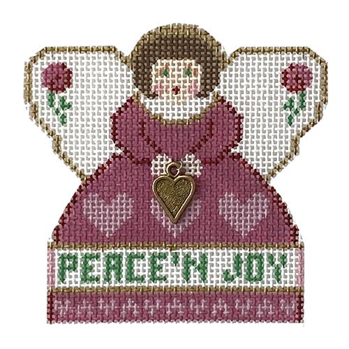Peace N' Joy Mini Angel Painted Canvas Painted Pony Designs  - 1