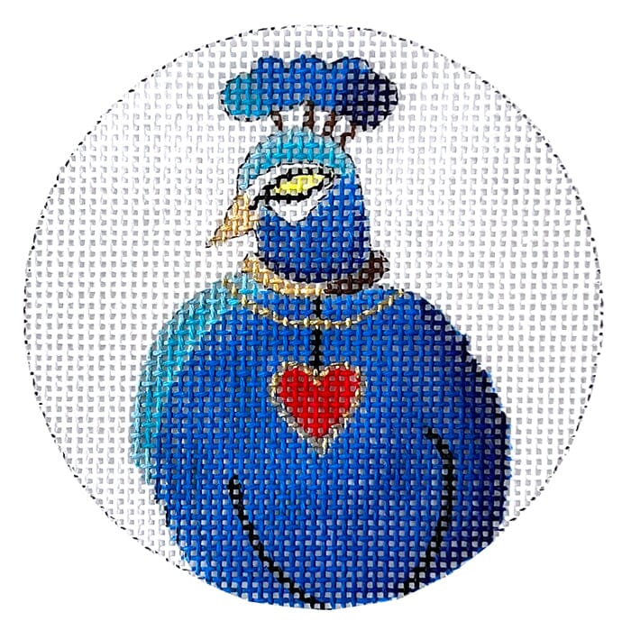 Peacock Painted Canvas Colors of Praise 
