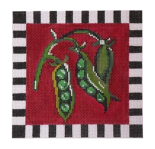 Peas Painted Canvas Cooper Oaks Design  - 1