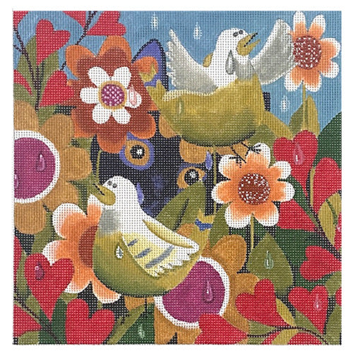 Peek A Boo Painted Canvas PLD Designs  - 1