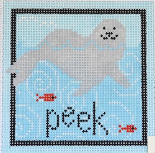 Peek (Sea Lion) Painted Canvas Pippin  - 1