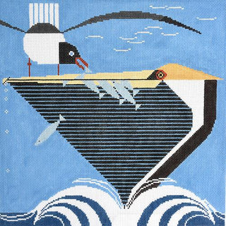 Pelican Pantry on 13 Painted Canvas Charley Harper 
