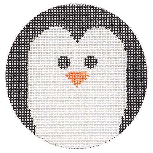 Penguin Face Painted Canvas Alice Peterson Company  - 1