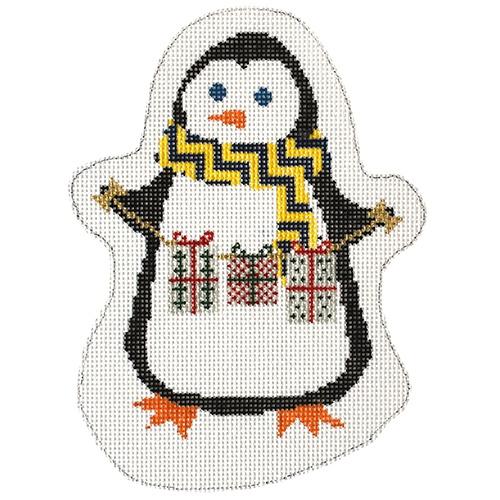 Penguin Presents Painted Canvas Two Sisters Needlepoint 