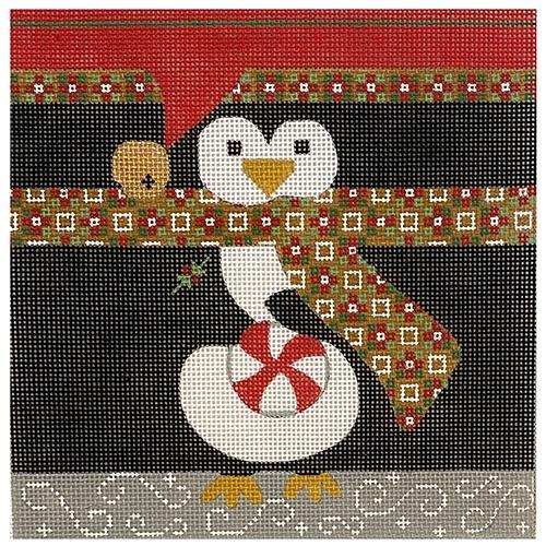 Penguin Roll Up Medium Painted Canvas Danji Designs 