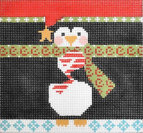Penguin Roll Up Painted Canvas Danji Designs  - 1