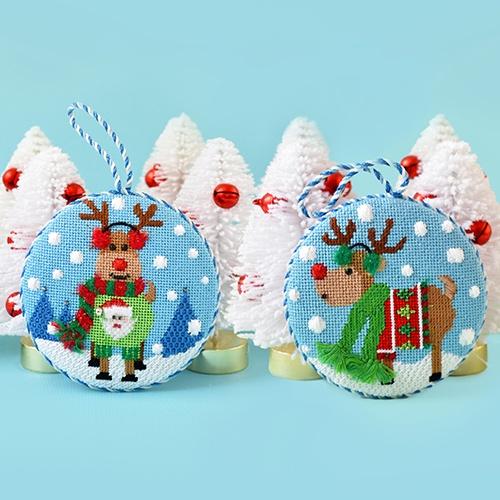Pepperberry Reindeer Ornaments Kit & Online Class Online Classes Pepperberry Designs 
