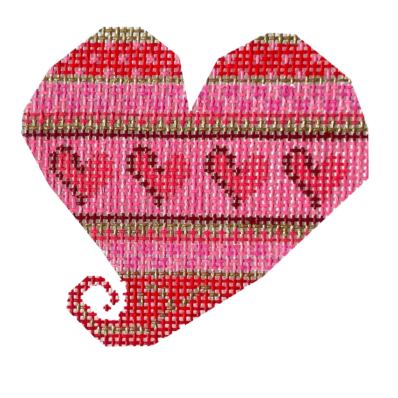 Perfect Valentine Painted Canvas NeedleDeeva 
