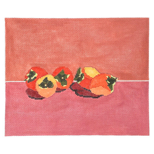 Persimmons Painted Canvas Cooper Oaks Design  - 1