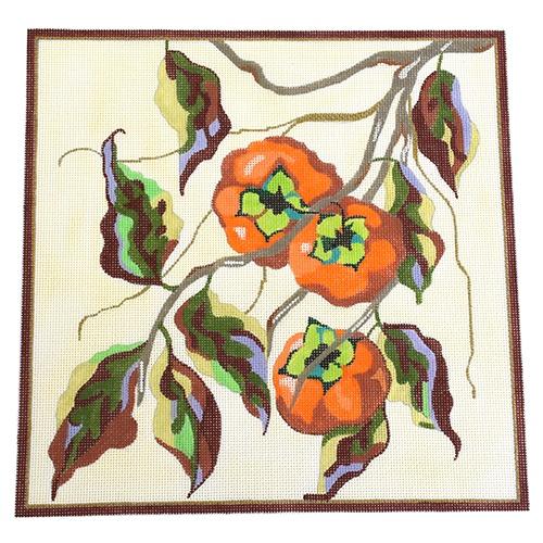 Persimmons Painted Canvas Melissa Prince Designs  - 1