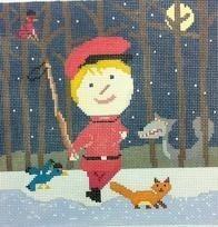 Peter and the Wolf Painted Canvas Birds of a Feather  - 1