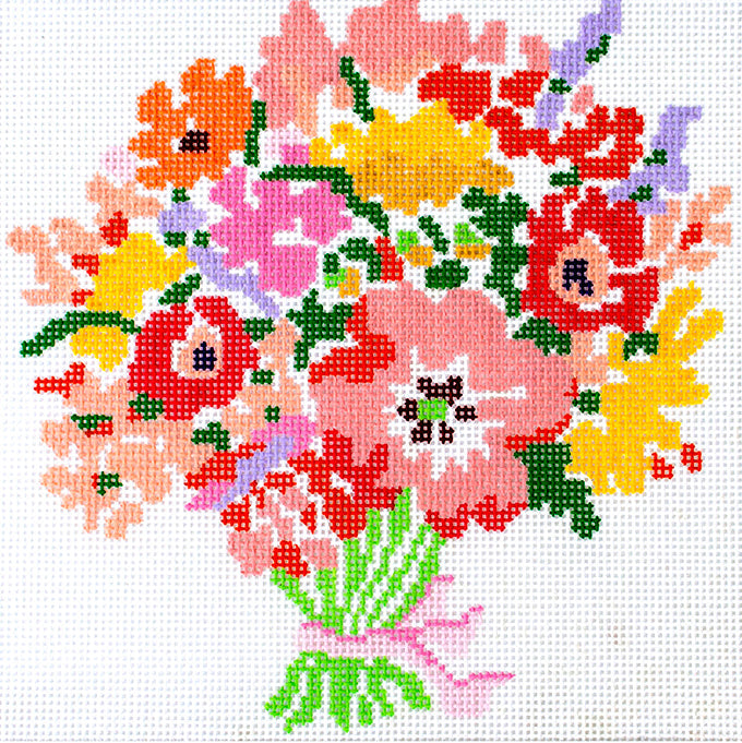 Petit Bunch #1 Painted Canvas Jean Smith  - 1