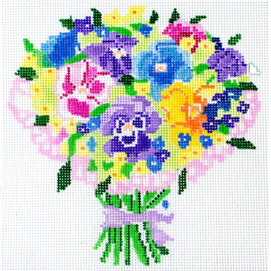 Petit Bunch #3 Painted Canvas Jean Smith 