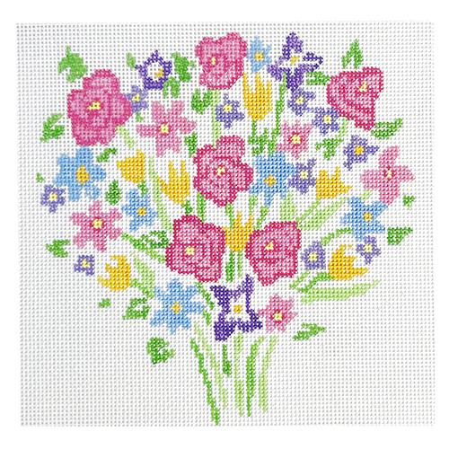 Petite Bunch #11 Painted Canvas Jean Smith  - 1