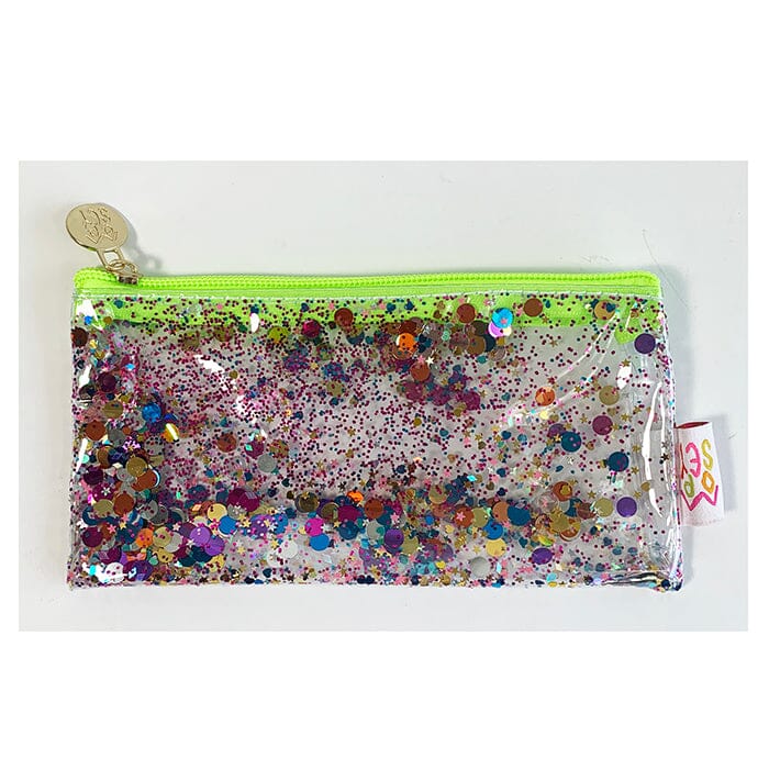 Petite Glitter Project Bag (Lime Trim) Accessories Mopsey Designs 

