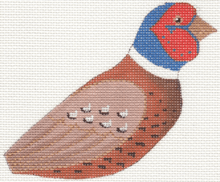Pheasant Painted Canvas Labors of Love Needlepoint 
