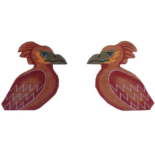 Phoenix Double Sided Clip On Painted Canvas Labors of Love Needlepoint  - 1