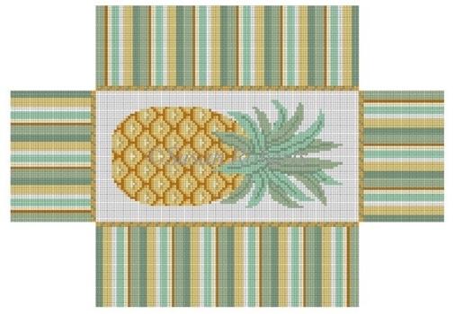 Pineapple Brick Cover Painted Canvas Susan Roberts Needlepoint Designs, Inc. 
