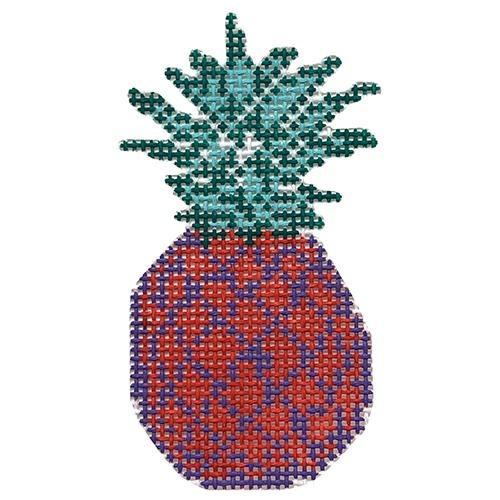 Pineapple on 13 mesh Painted Canvas Thorn Alexander 