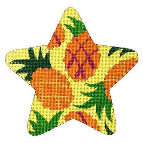 Pineapple Star Painted Canvas Raymond Crawford Designs 