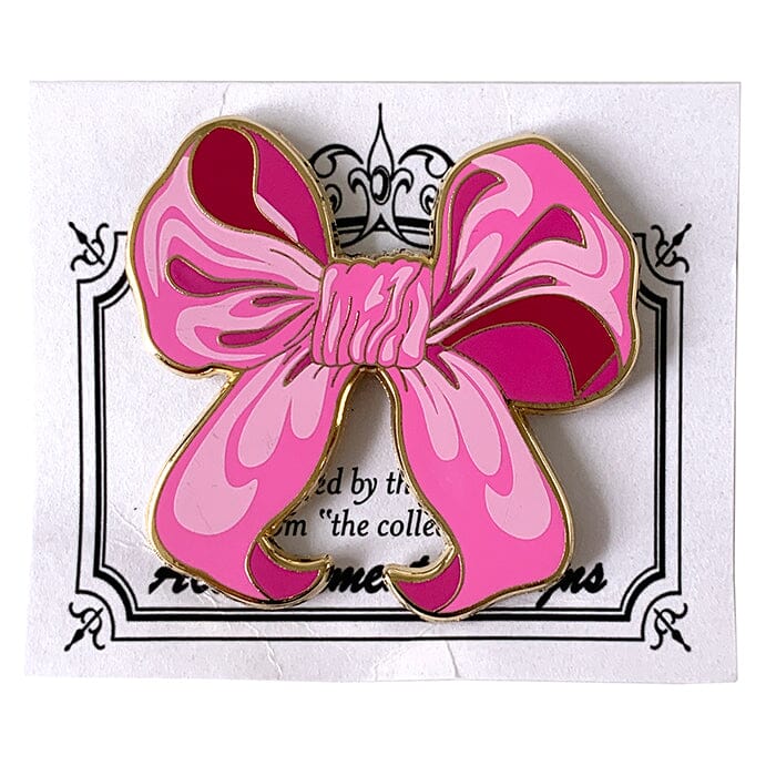 Pink Bow Needleminder Accessories Accoutrement Designs  - 1