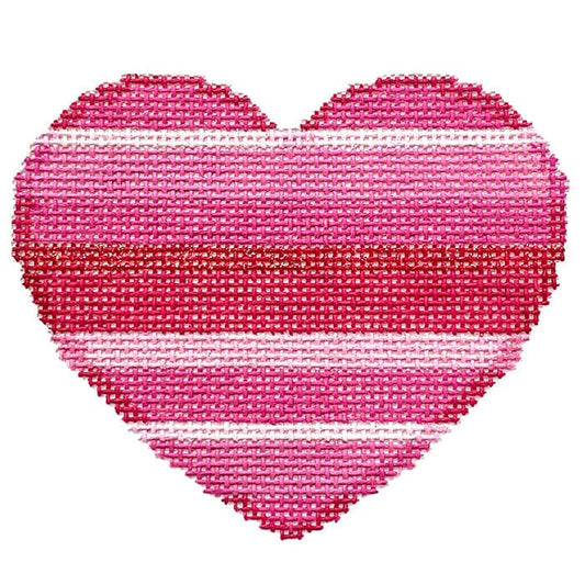 Pink Ombre Medium Heart Painted Canvas Associated Talents 