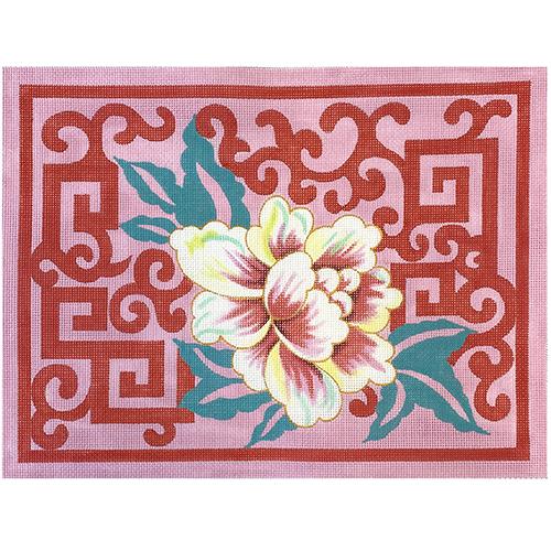 Pink & Red Hibiscus Painted Canvas Colors of Praise 